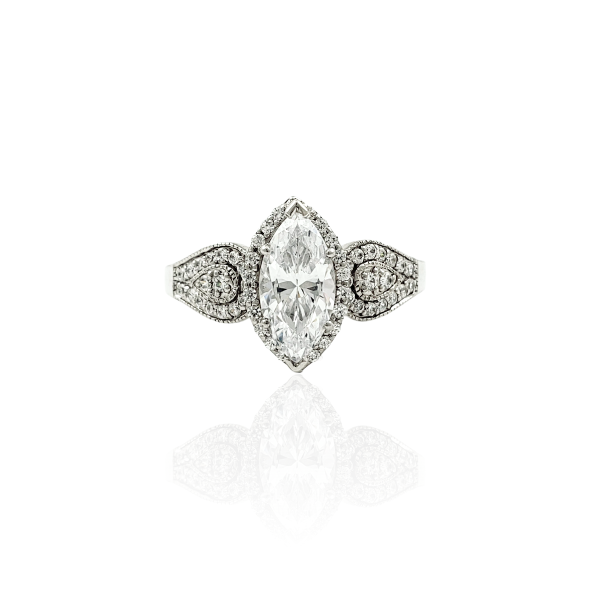 Marquise Shape Diamond Ring